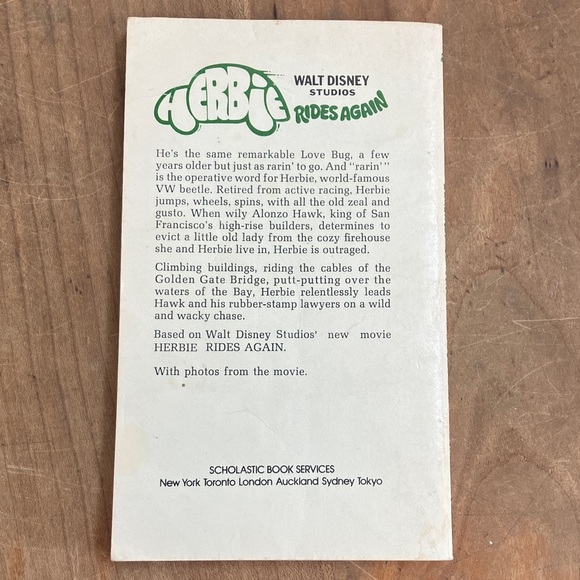 'Herbie Rides Again' 1st printing Sept. 1974 Walt Disney studios softcover Book - Picture 2 of 16